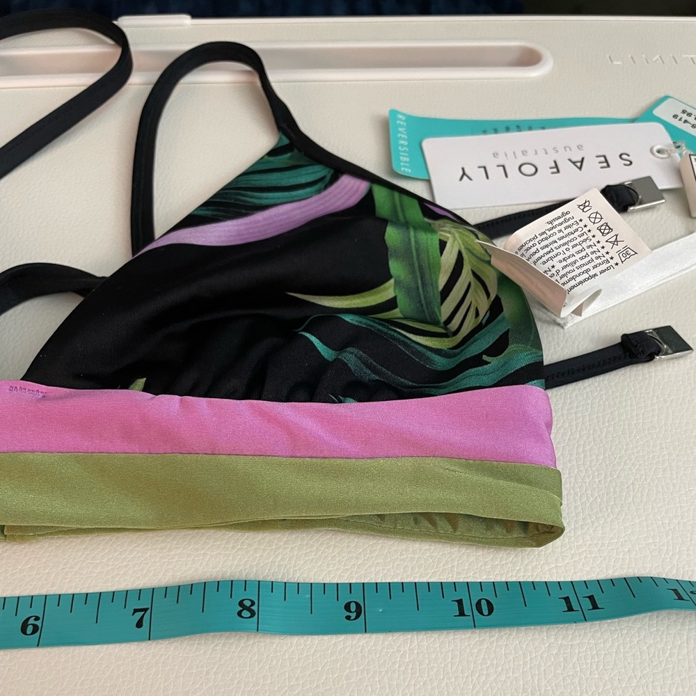 NWT Seafolly Las Palmas bikini top - Picture 6 of 10